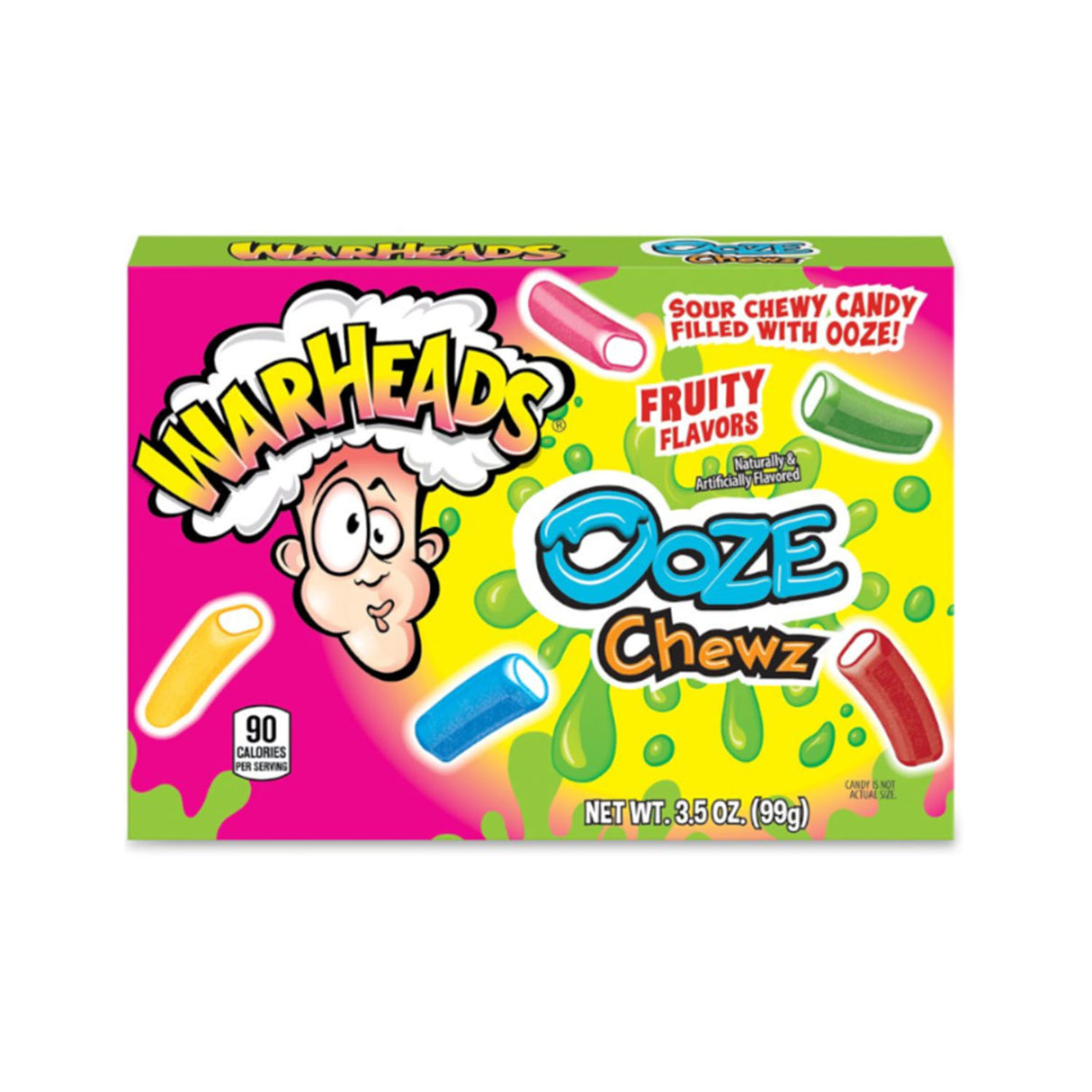 Warheads Sour Ooze Chewz Theater Box 3.5oz (99g)