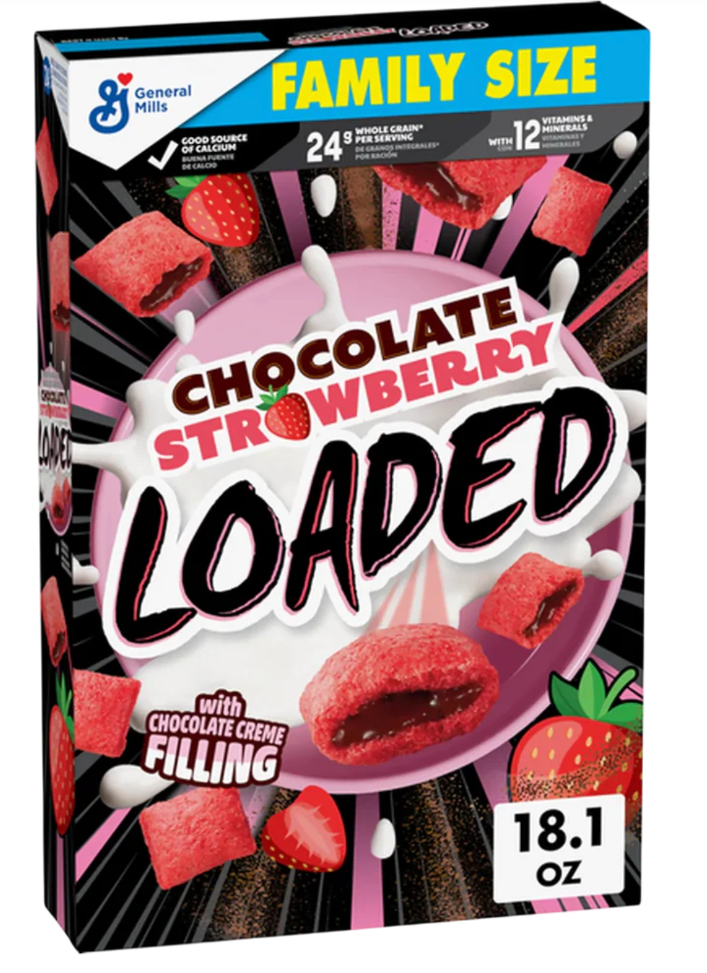 General Mills Strawberry Loaded Cereal (513g)