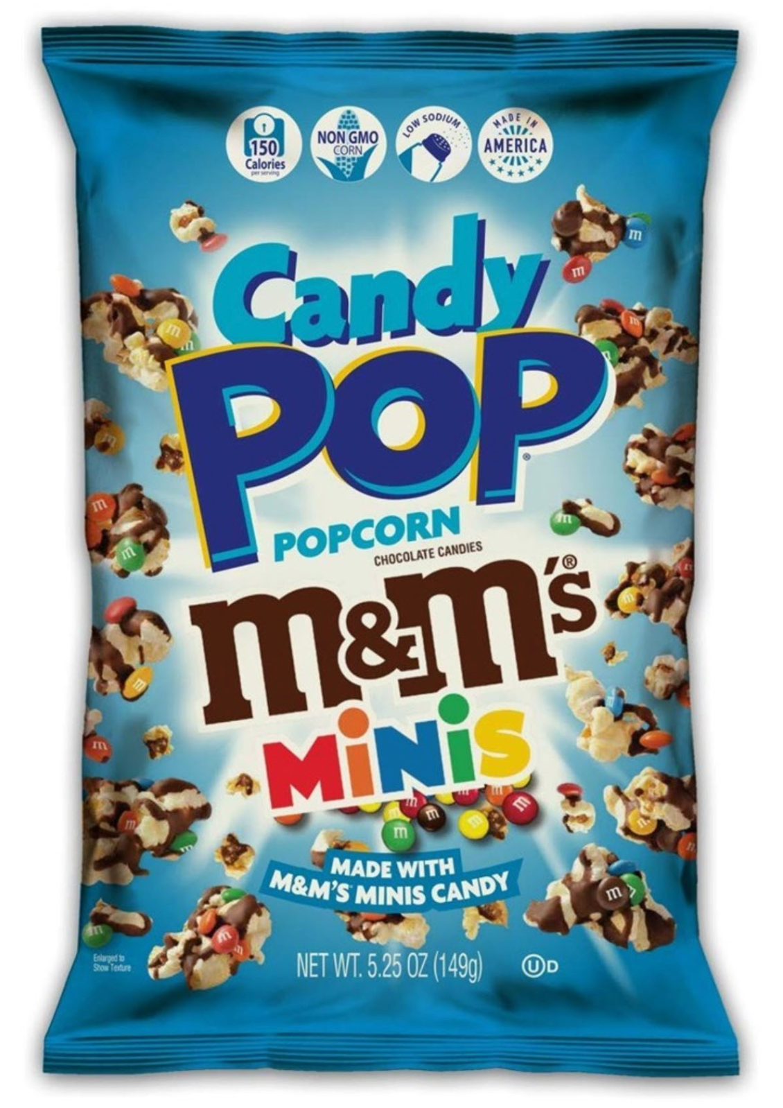 Candy Pop M&M Minis Popcorn 5.25oz (149g)