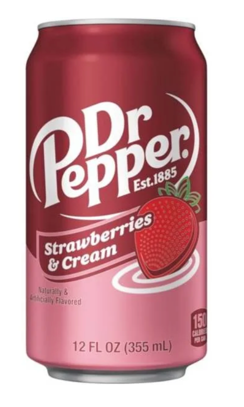 Dr Pepper Strawberries 12oz (355ml)
