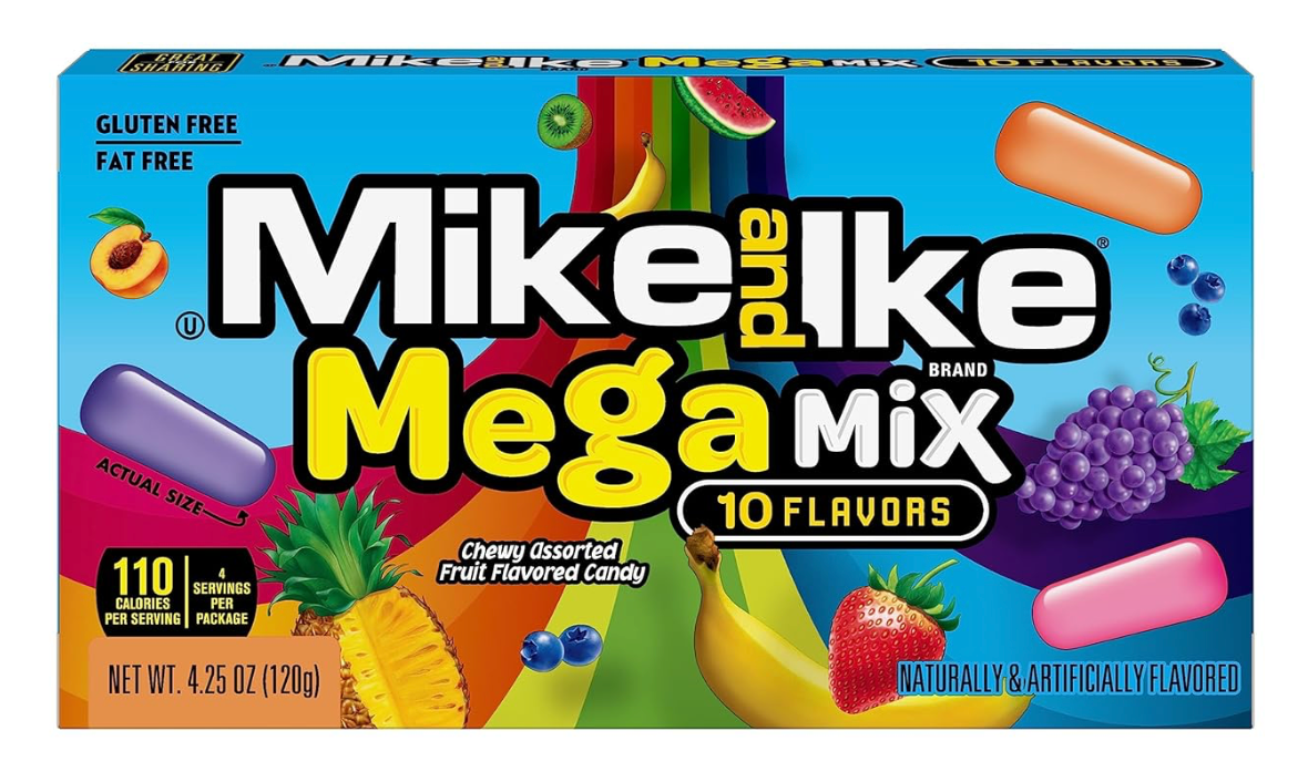 Mike & Ike Mega Mix Theatre Box 4.25oz (120g)
