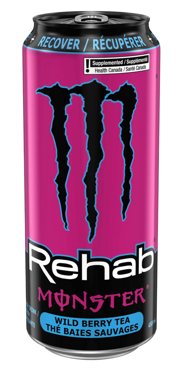 Monster Rehab Wild Berry Tea 458ml