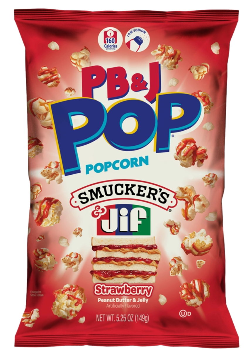 PB&J Pop Strawberry Popcorn 5.25oz (149g)