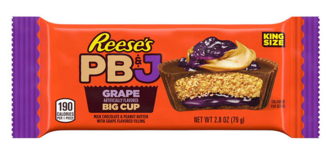 Reese’s PB&J Grape Big Cup King Size 2.8oz (79g)