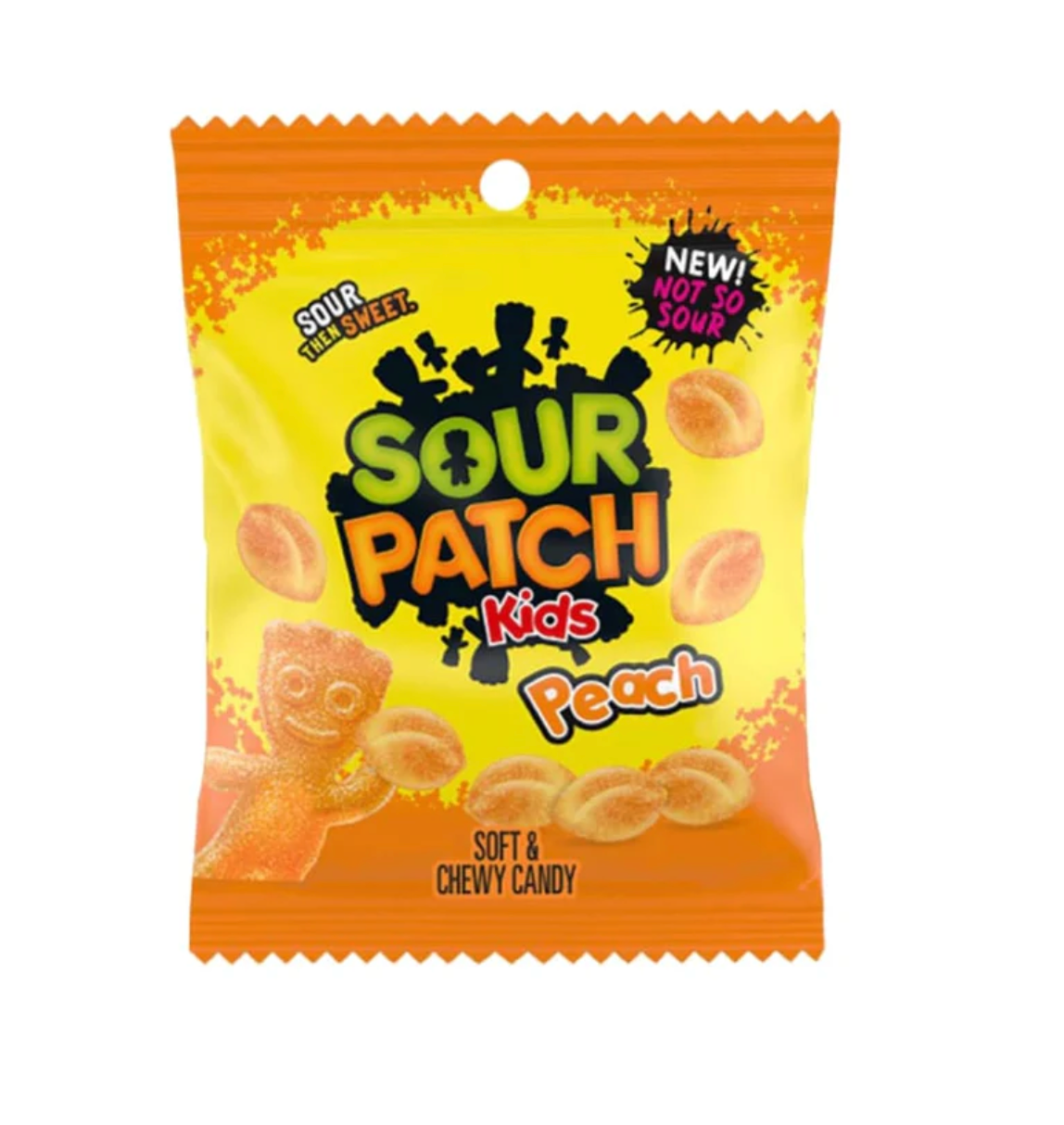 Sour Patch Kids Peach Peg Bag 3.560z (101g)