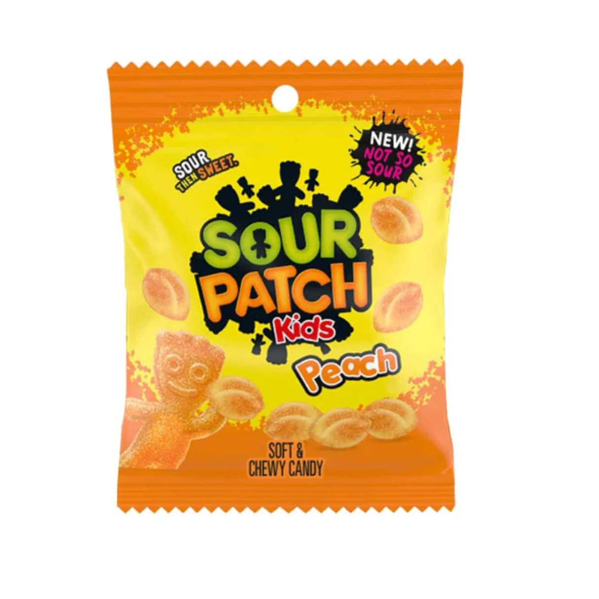Sour Patch Kids Peach Peg Bag 3.560z (101g)