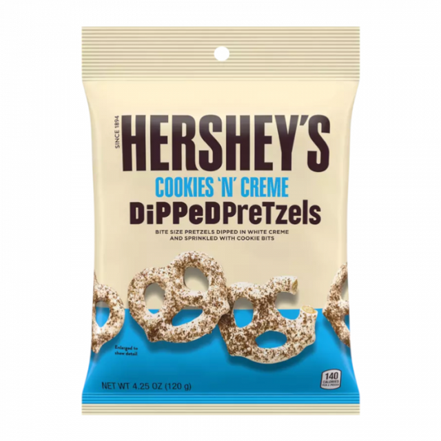 Hershey's Cookies 'N' Creme Dipped Pretzels 4.25oz (120g) - Sweet Dreams