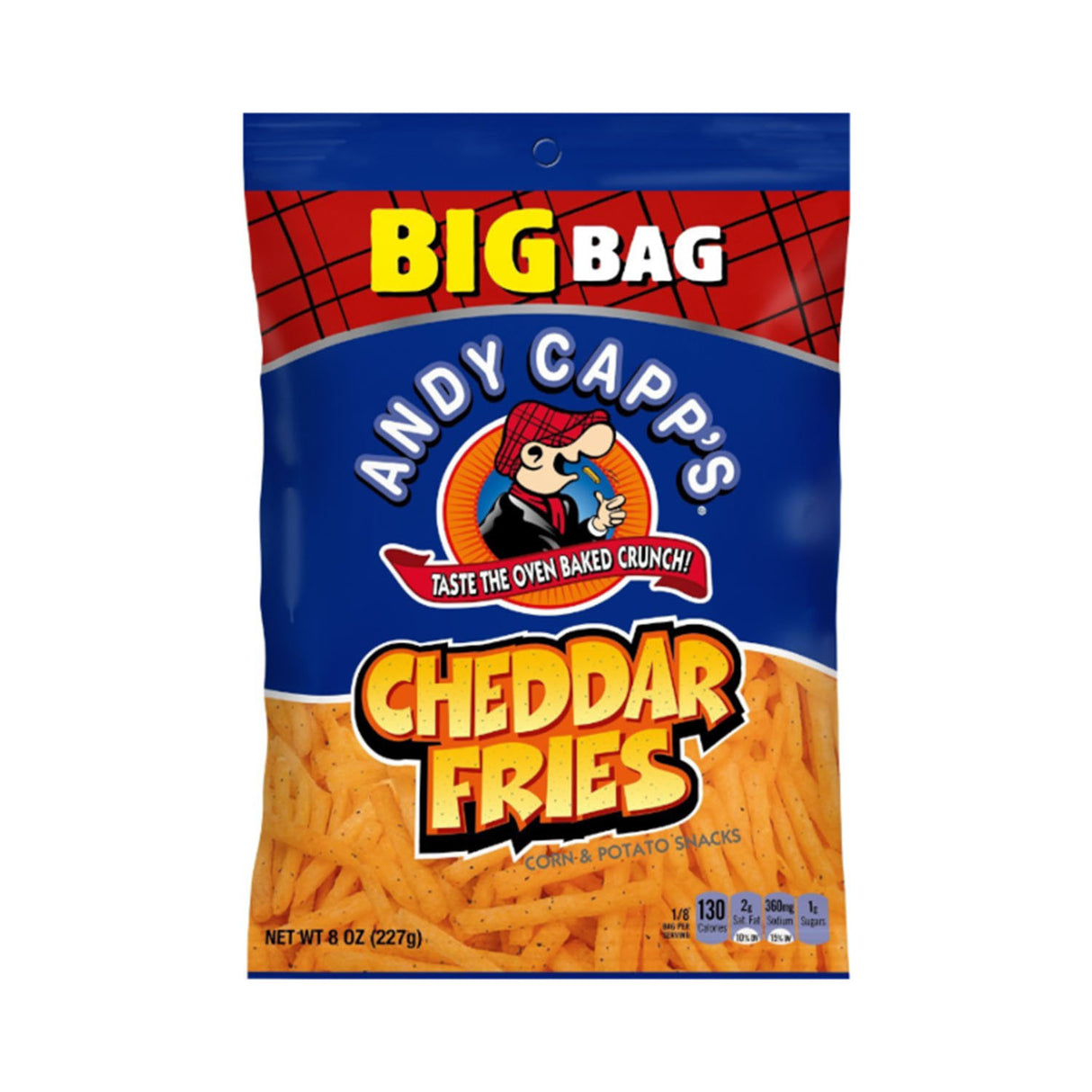 Andy Capp Cheddar Fries BIG 8oz (226g)
