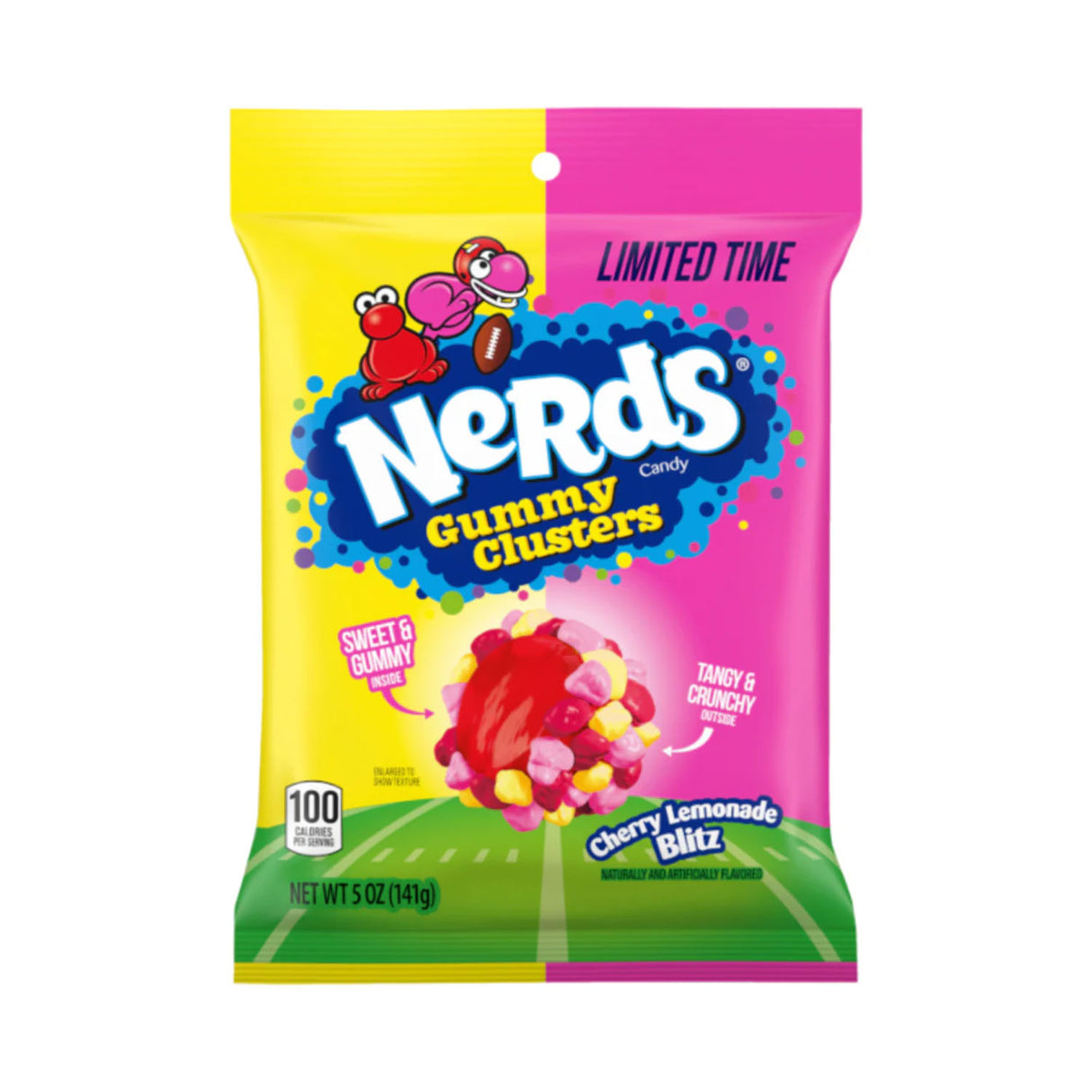 Nerds Limited Edition Cherry Lemonade Blitz Gummy Clusters 5oz (141g)
