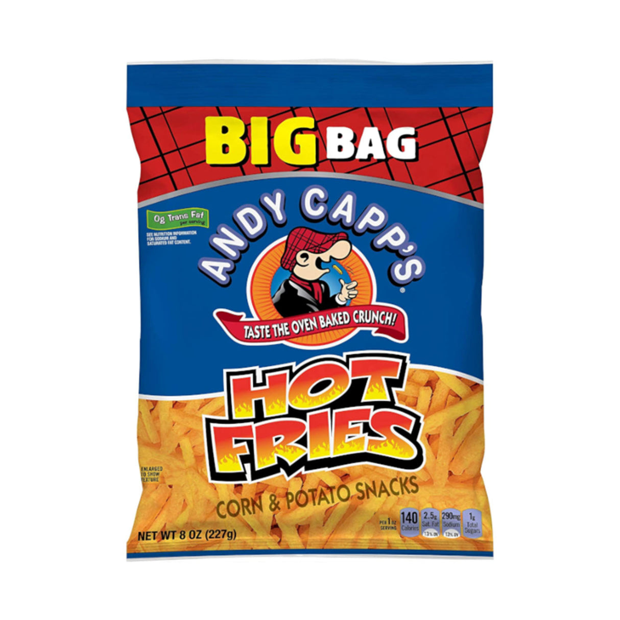 Andy Capp Hot Fries BIG 8oz (226g)