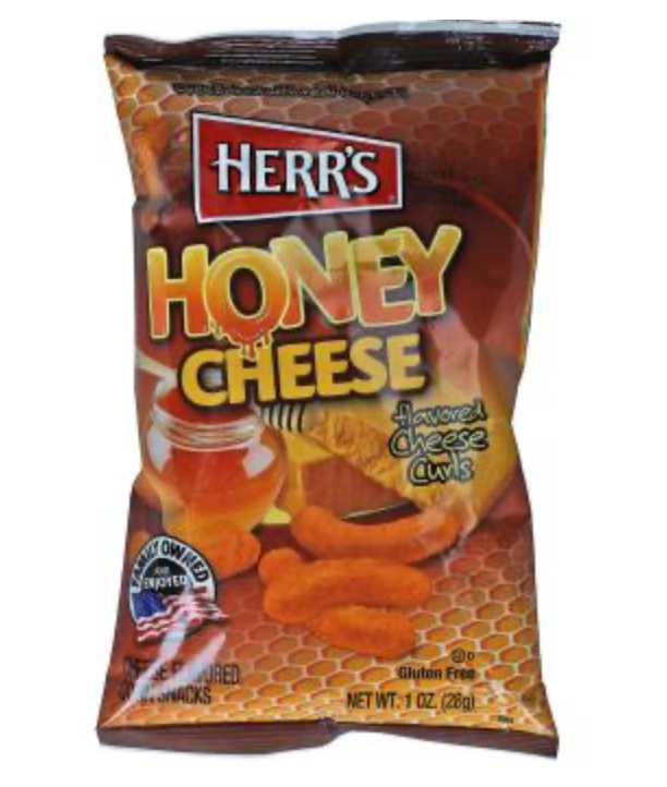 Herr's Honey Cheese Curls 1oz (28.4g)