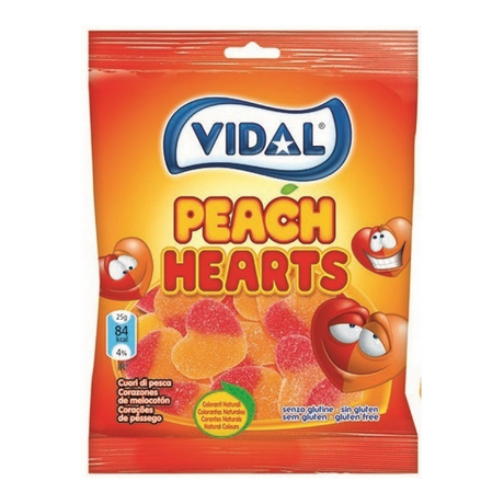 Vidal Peach Hearts - Sweet Dreams