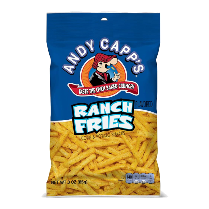 Andy Capp Ranch Fries 3oz (85g) - Sweet Dreams