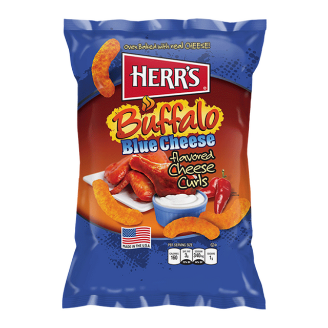 Herr's Buffalo Blue Cheese Curls 6oz (170g) - Sweet Dreams