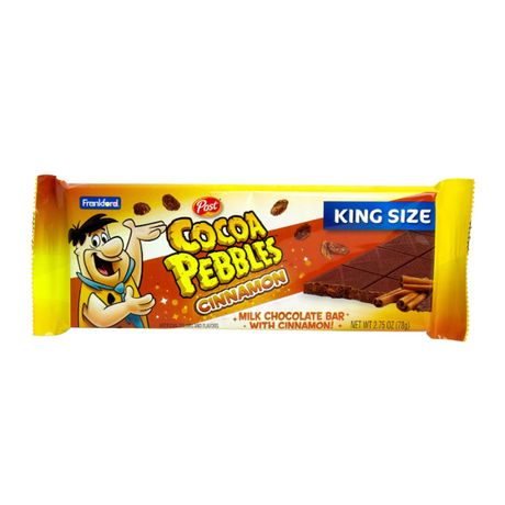 Cocoa Pebbles Chocolate Cinnamon Bar 2.75oz (78g) KING SIZE - Sweet Dreams