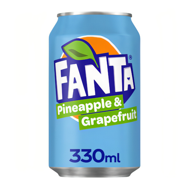 Fanta Pineapple & Grapefruit 330ml (UK) - Sweet Dreams