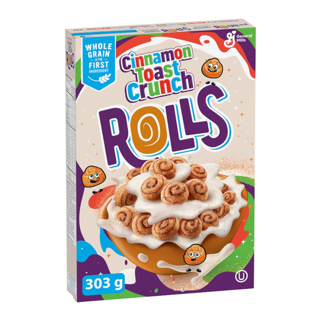 General Mills Cinnamon Toast Crunch Rolls Cereal 303g - Sweet Dreams