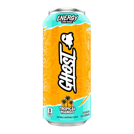 Ghost - Zero Sugar Energy Drink - Tropical Mango 16fl.oz (473ml) - Sweet Dreams