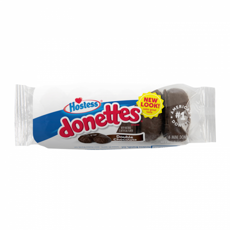 Hostess Double Chocolate Flavoured Donettes Single Serve 3oz (85g) - Sweet Dreams