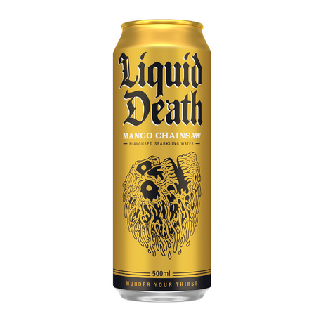 Liquid Death Mango Chainsaw Sparkling Water - Sweet Dreams