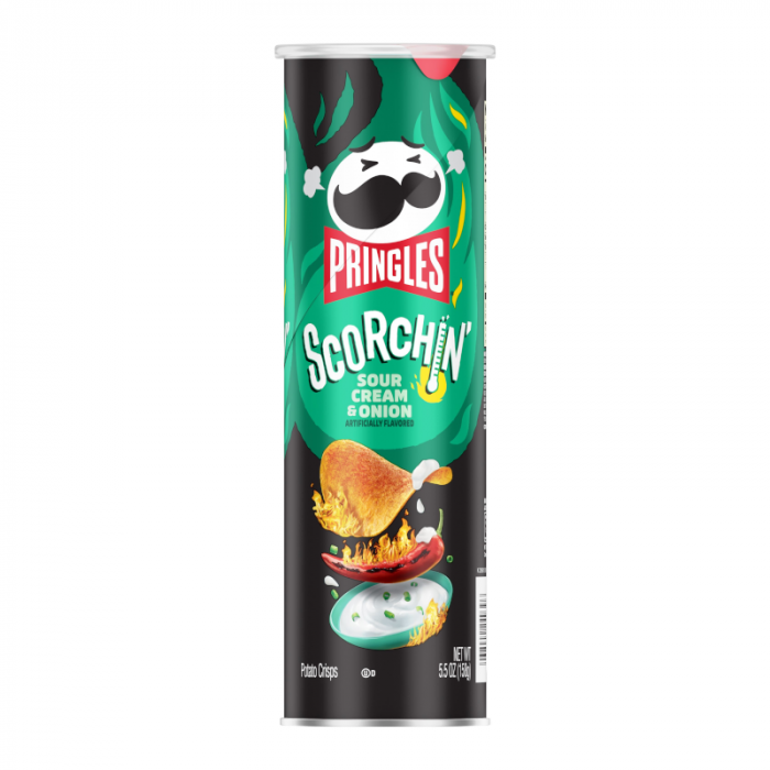 Pringles Scorchin Sour Cream & Onion 5.5oz (158g) - Sweet Dreams