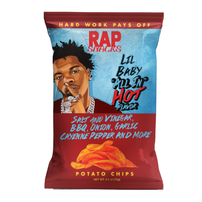 Rap Snacks Lil Baby All In HOT 2.5oz (71g) - Sweet Dreams