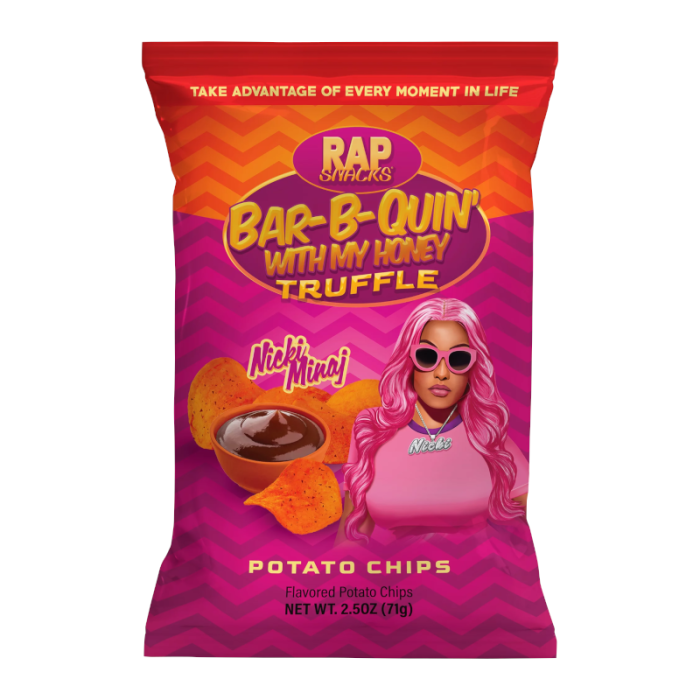 Rap Snacks Nicki Minaj BBQ Honey Truffle 2.5oz (71g) - Sweet Dreams