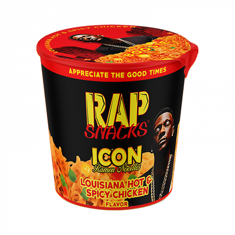 Rap Snacks Icon Ramen Noodles - Louisiana Hot & Spicy Chicken Boosie - 2.25oz (64g) - Sweet Dreams