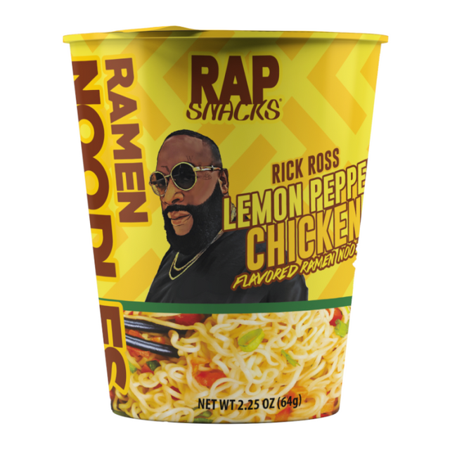 Rap Snacks Lemon Pepper Chicken Flavored Ramen Noodles 2.25oz (64g) - Sweet Dreams