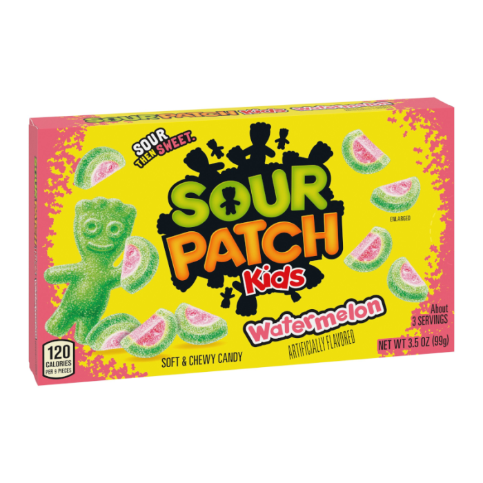 Sour Patch Kids Watermelon Theater Box 3.5oz (85g) - Sweet Dreams