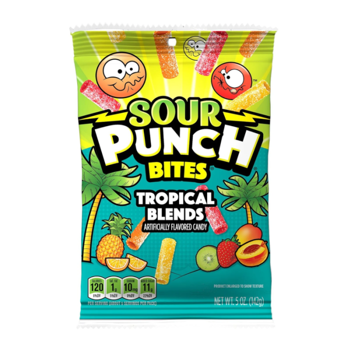 Sour Punch Tropical Bites 5oz (142g) - Sweet Dreams