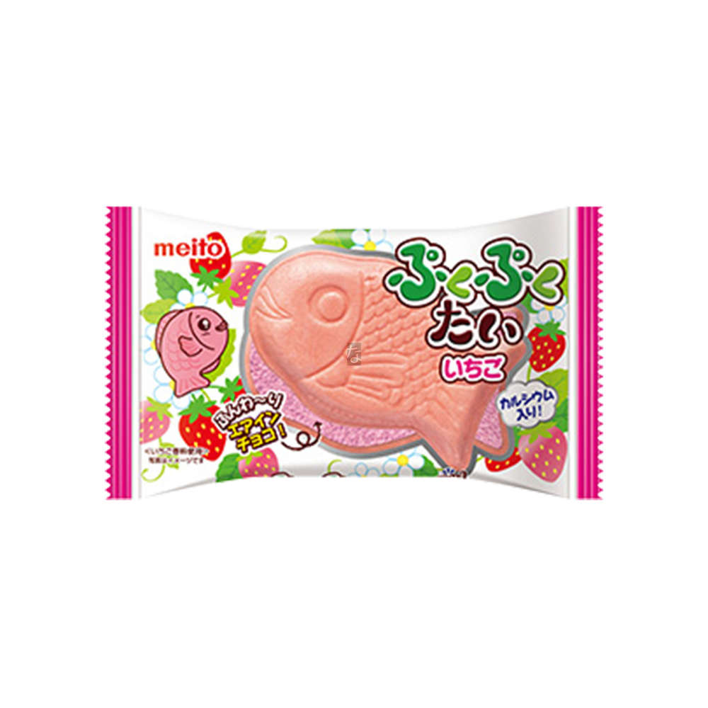 Meito Puku Puku Tai Choco Monaka Strawberry - Sweet Dreams