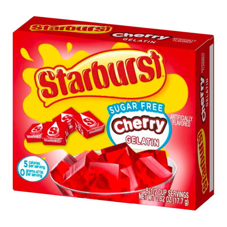 Starburst Sugar Free Cherry Gelatin - Sweet Dreams