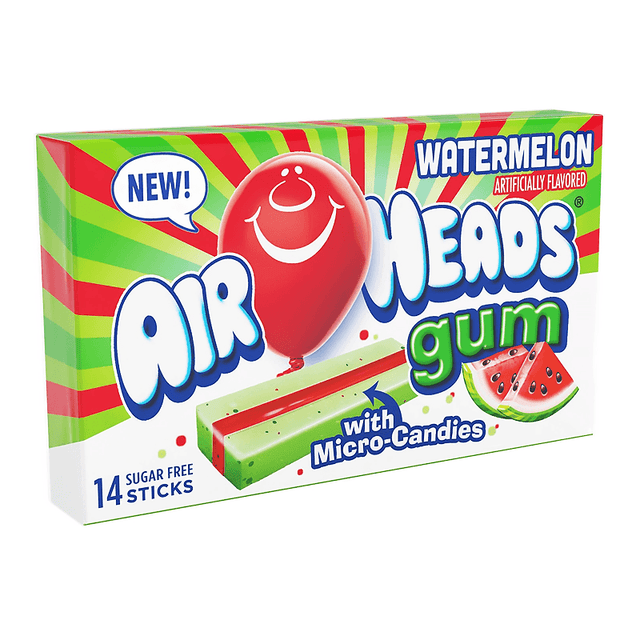 Airheads Gum - Watermelon - Sweet Dreams