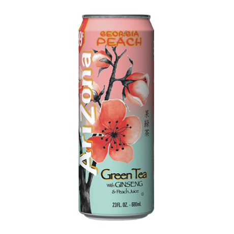 AriZona Green Tea with Ginseng and Georgia Peach - Sweet Dreams