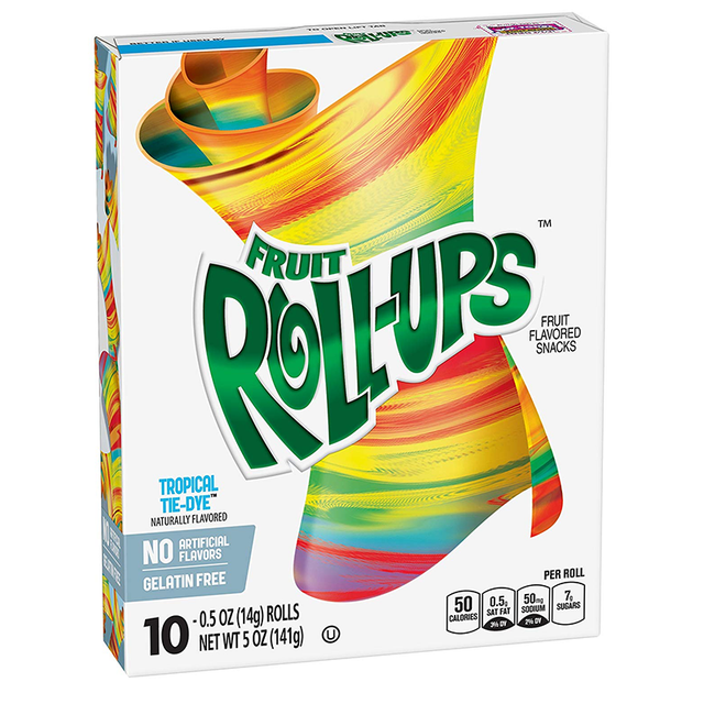 Betty Crocker Fruit Roll-ups Tropical Tie-Dye - Sweet Dreams