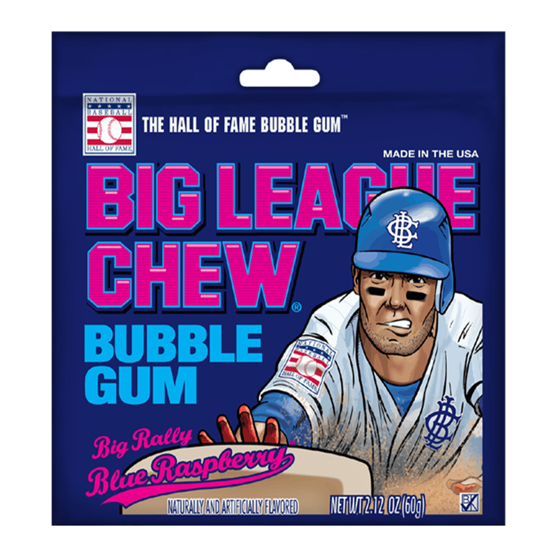 Big League Chew Bubble Gum - Blue Raspberry (65g) - Sweet Dreams