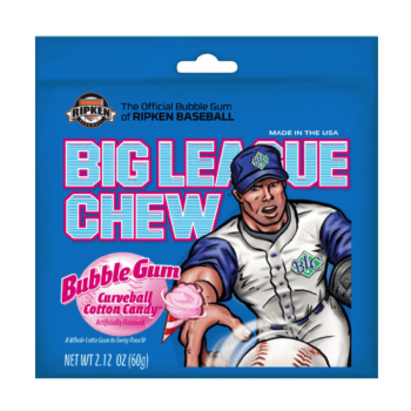 Big League Gum Curveball Cotton Candy - Sweet Dreams