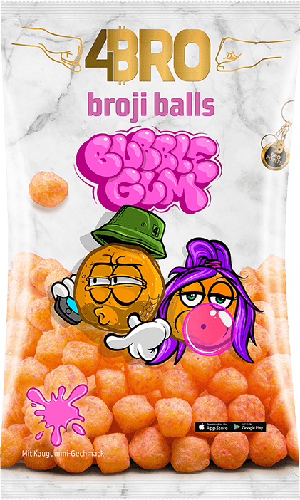 4BRO Broji Balls Bubble Gum (75g) - Sweet Dreams