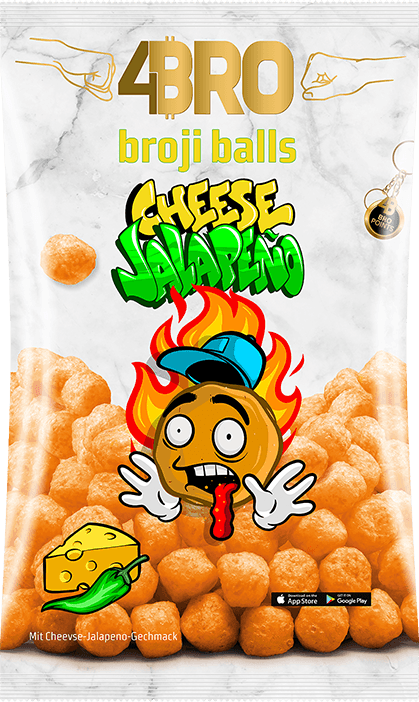 4BRO Broji Balls Cheese-Jalapeno (75g) - Sweet Dreams