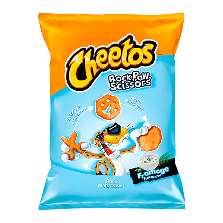 Frito Lay Cheetos Rock, Paw, Scissors Cheese (85g) MHB 05.09.21 - Sweet Dreams