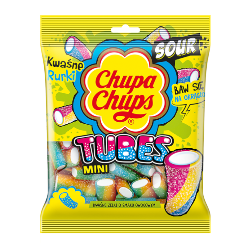 Chupa Chups Sour Tubes Mini