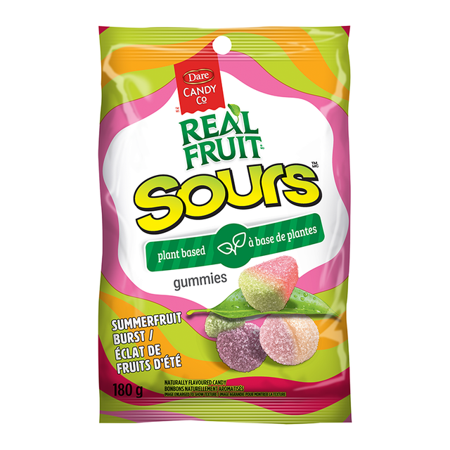 Dare Candy Co - Real Fruit Sours Gummies Summerfruit Burst (Vegan) - Sweet Dreams