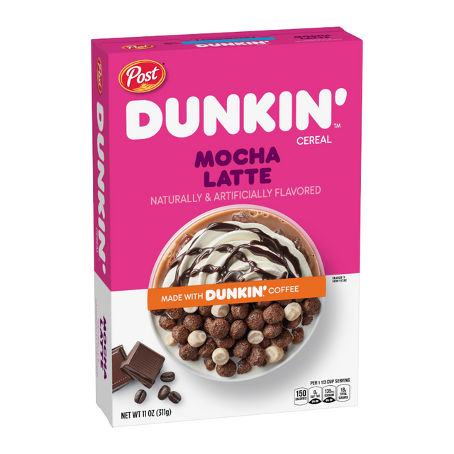 Post Dunkin' Mocha Latte Cereal - Sweet Dreams