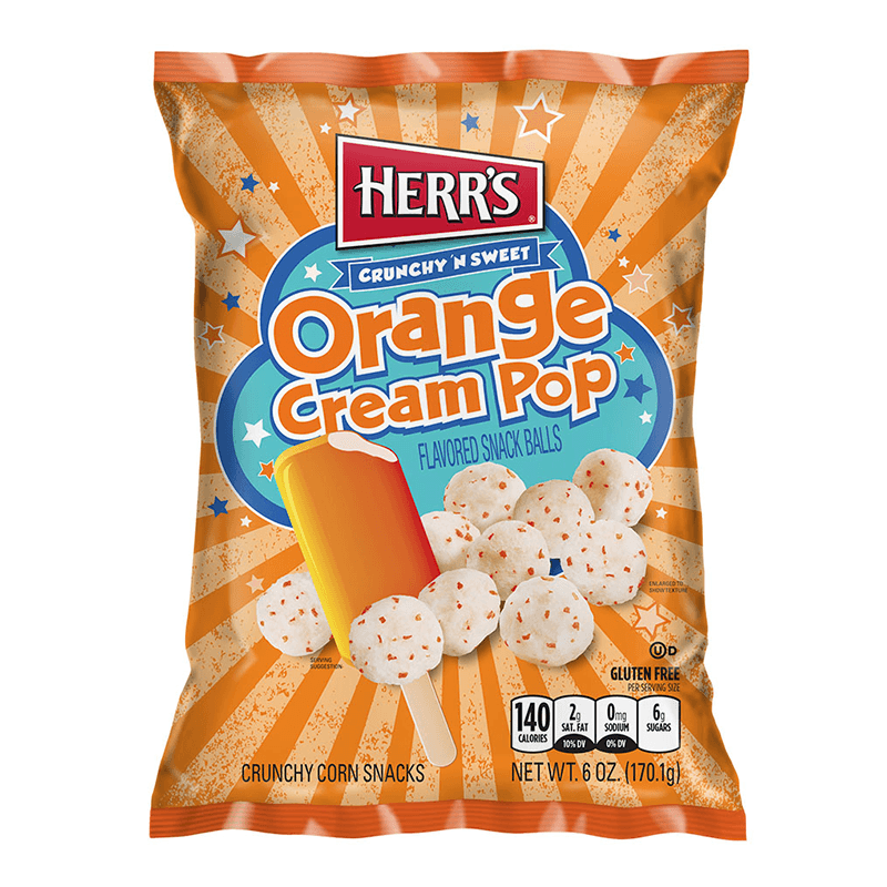 Herr's Orange Cream Pop Balls - Sweet Dreams