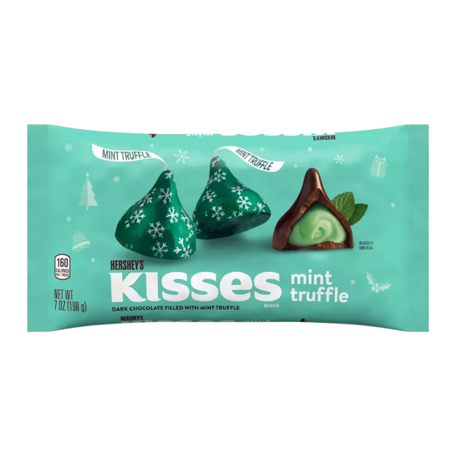 Hershey's Dark Chocolate Mint Truffle KISSES - Sweet Dreams