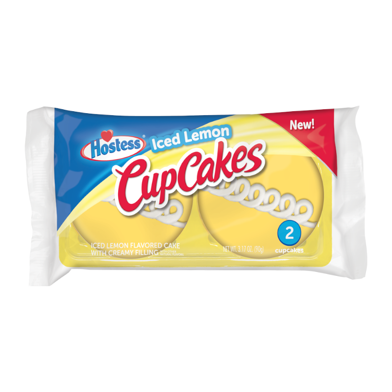 Hostess Iced Lemon Cupcakes - Sweet Dreams