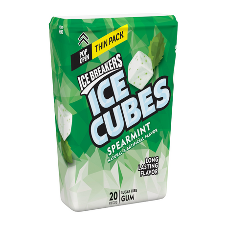 Ice Breakers Ice Cubes Spearmint Gum Thin Pack - Sweet Dreams