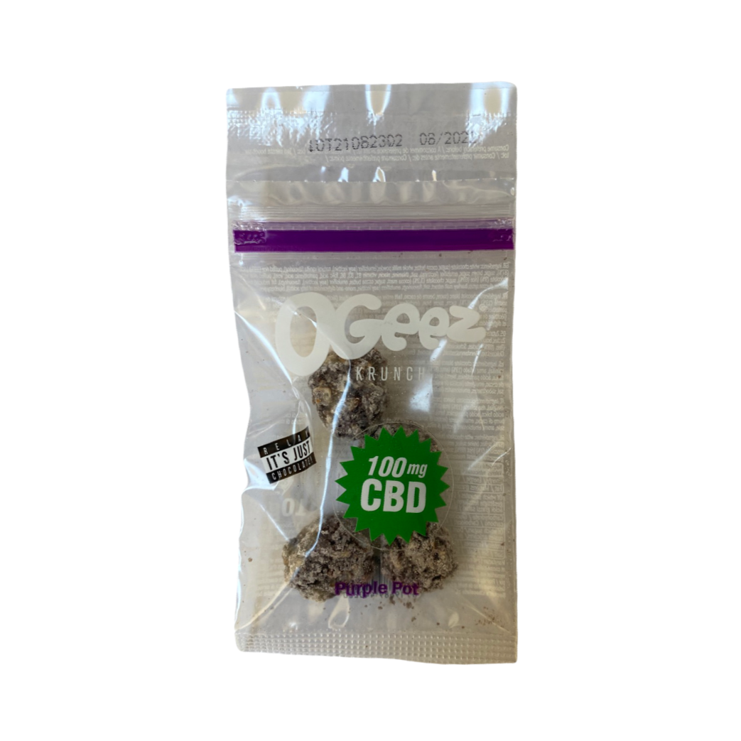 Ogeez Krunch - Purple Pot 100mg CBD - Sweet Dreams