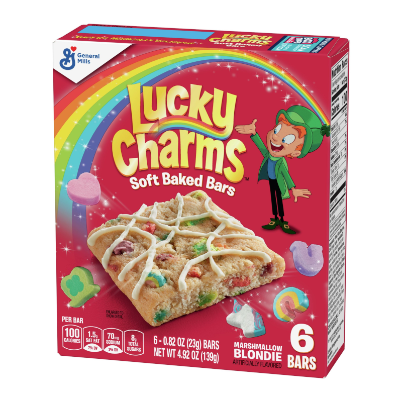 Lucky Charms Soft Baked Bars